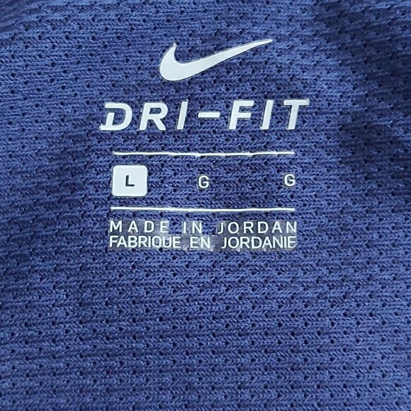 Youth Nike Running Dri-Fit Blue 100% Polyester T-Shirt With Mesh Back - Size L - Picture 5 of 5